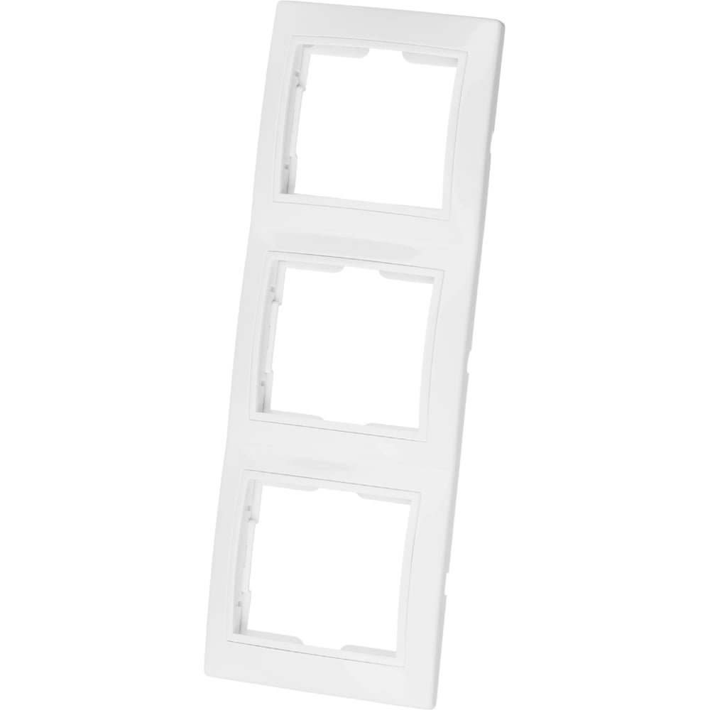 Изображение товара Вертикальная трехпостовая рамка TDM ELECTRIC Таймыр SQ1814-0027 белая