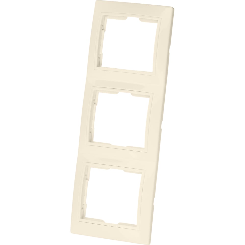 Изображение товара Трехпостовая вертикальная рамка TDM ELECTRIC Таймыр SQ1814-0127 слоновая кость