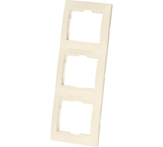 Изображение товара Трехпостовая вертикальная рамка, слоновая кость TDM ELECTRIC Таймыр SQ1814-0127