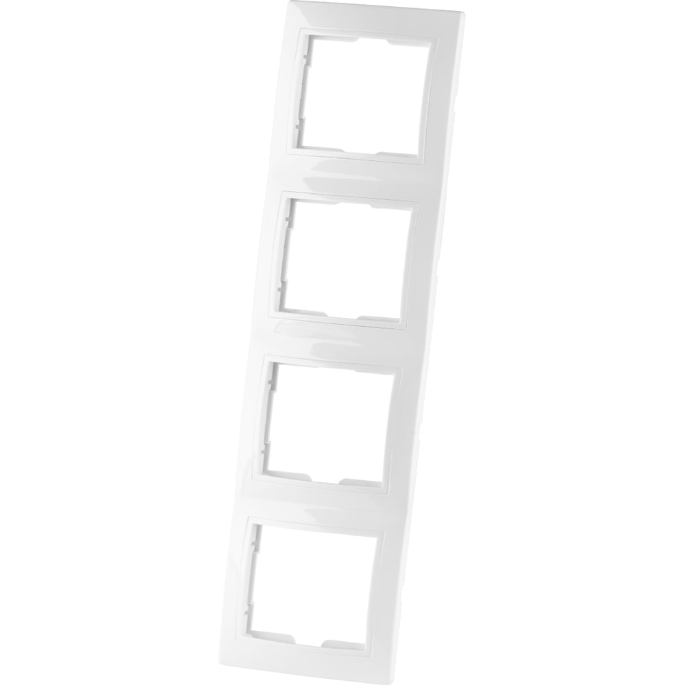 Изображение товара Четырехпостовая вертикальная белая рамка TDM ELECTRIC Таймыр SQ1814-0029