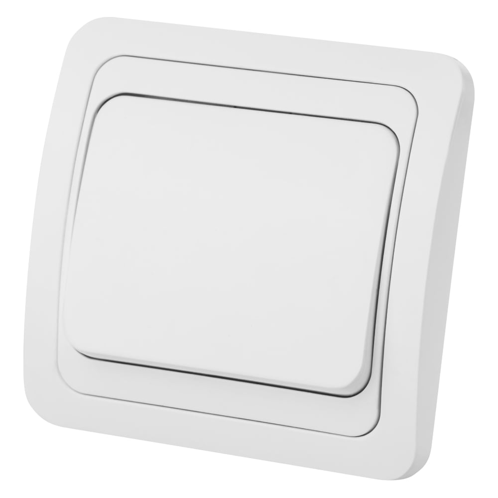 Изображение товара Одноклавишный выключатель TDM ELECTRIC Валдай SQ1804-0001 белый встраиваемый