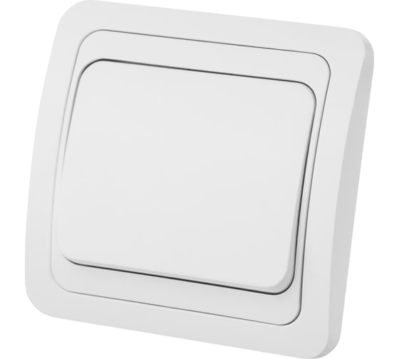 Изображение товара Одноклавишный выключатель TDM ELECTRIC 10А белый Валдай SQ1804-0001