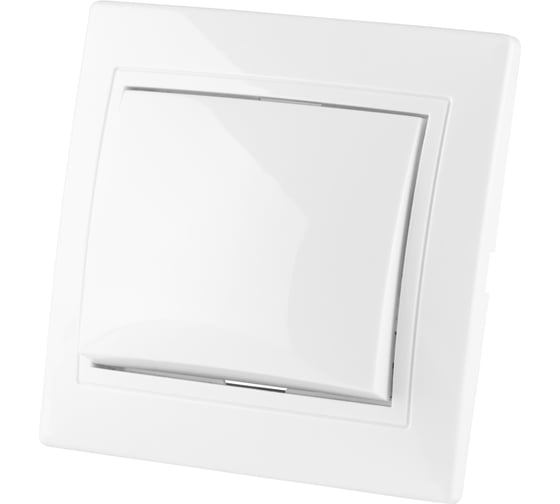 Изображение товара Одноклавишный выключатель TDM ELECTRIC 10А белый Таймыр SQ1814-0001