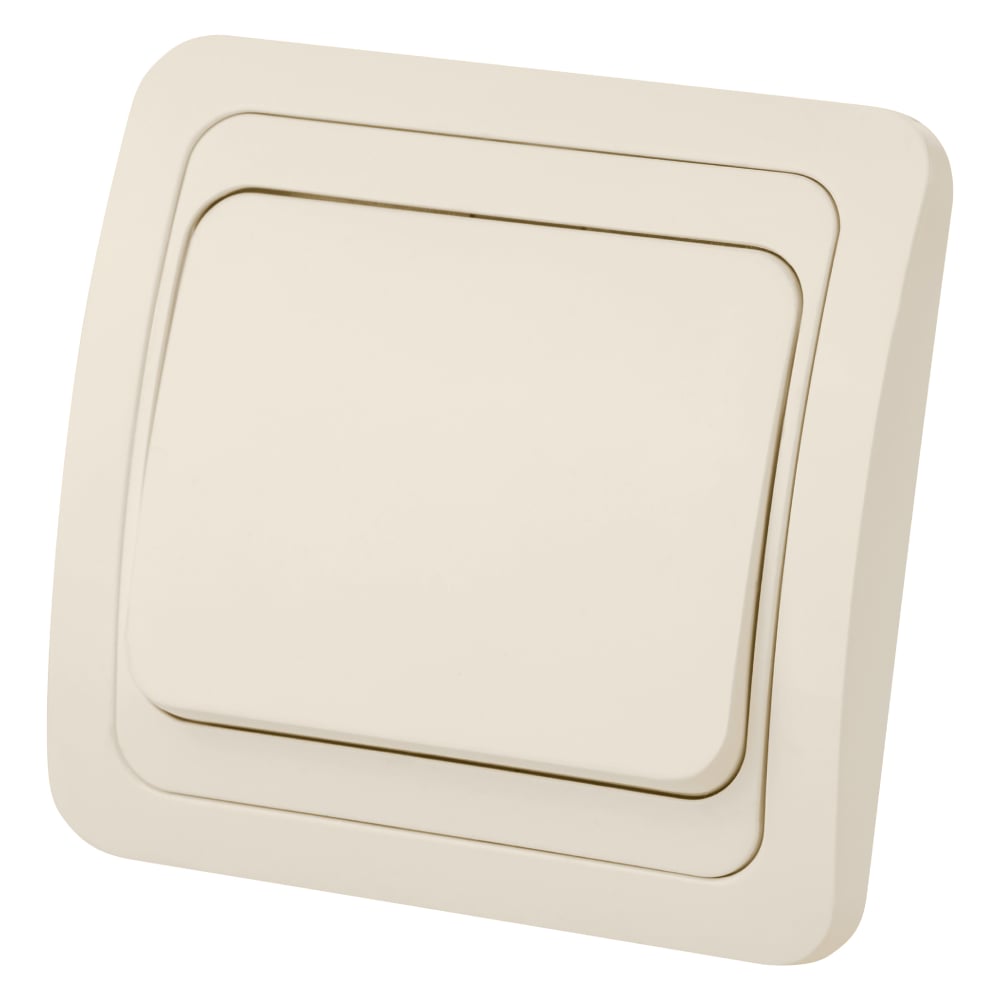 Изображение товара Одноклавишный выключатель TDM ELECTRIC Валдай 10А слоновая кость SQ1804-0101