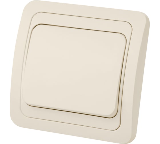Изображение товара Выключатель слоновая кость 1-клавишный TDM ELECTRIC 10А серия "Валдай" SQ1804-0101