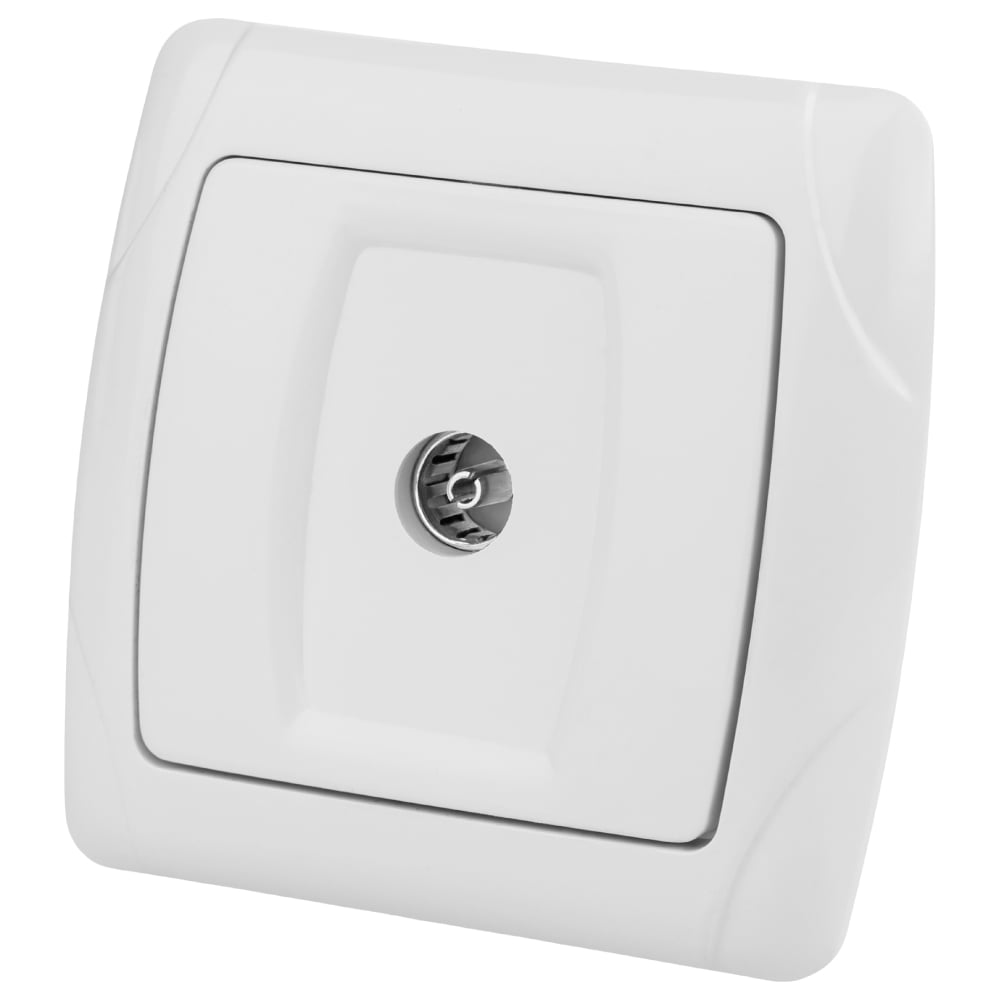 Изображение товара Телевизионная розетка серия Онега TDM ELECTRIC SQ1805-0023 белая встроенная