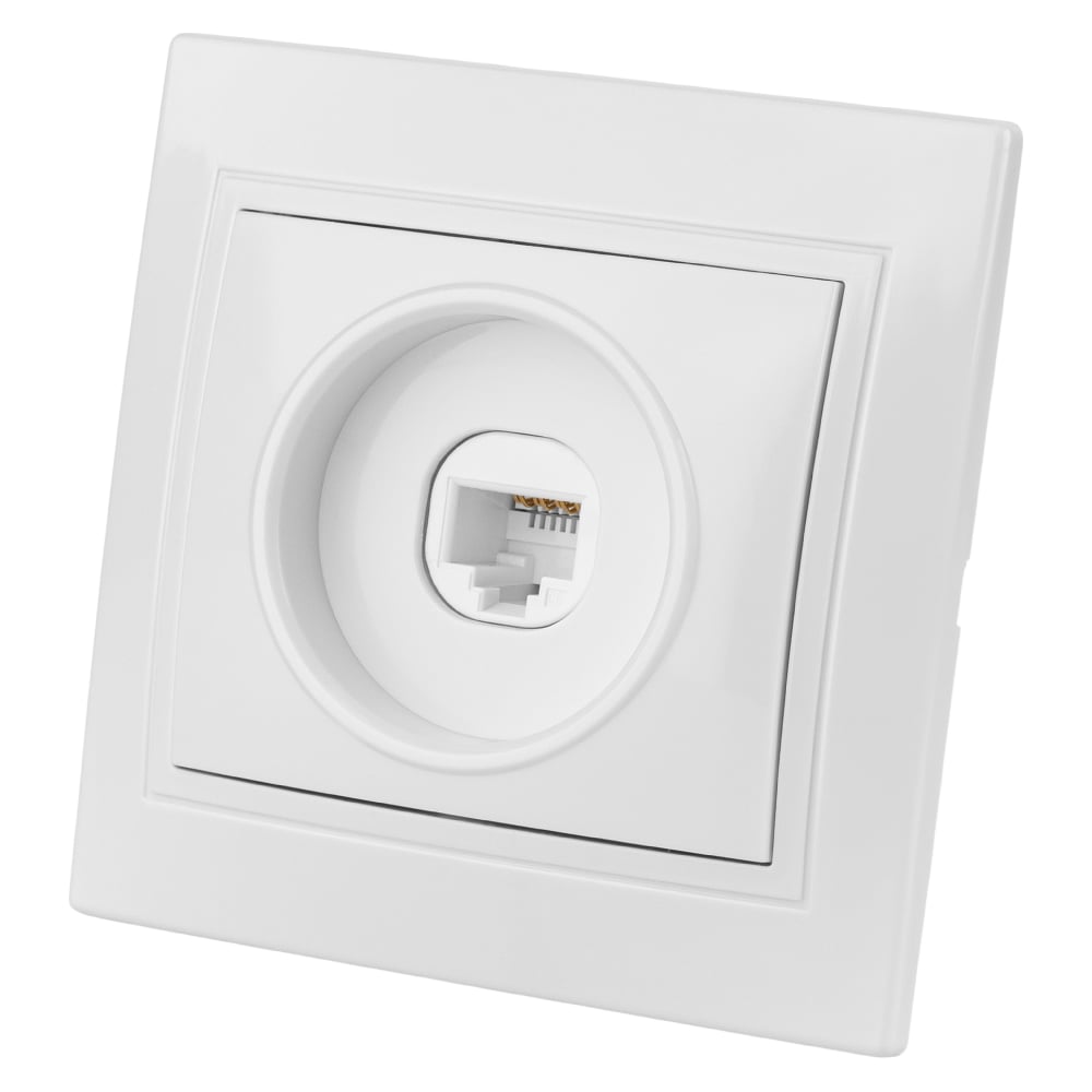 Изображение товара Компьютерная розетка RJ45 ТМ ELECTRIC Таймыр SQ1814-0021 для домашней и офисной сети