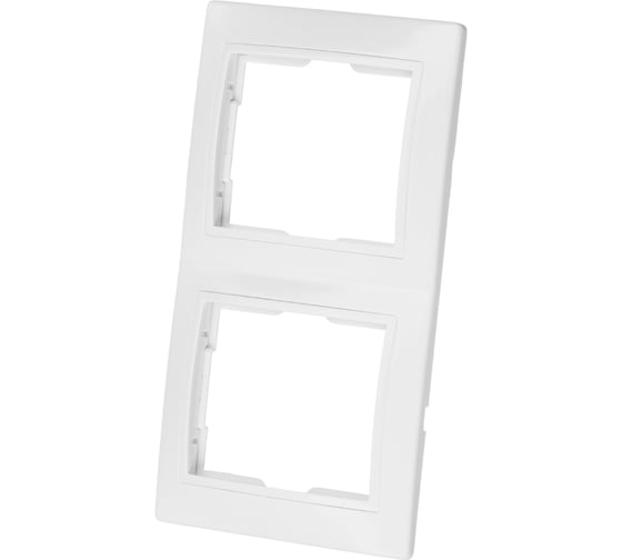 Изображение товара Двухпостовая вертикальная рамка, белая TDM ELECTRIC Таймыр SQ1814-0025