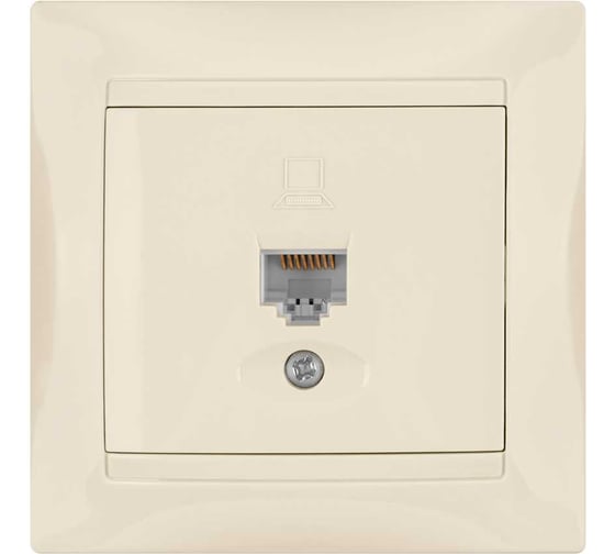 Изображение товара Телефонная розетка, слоновая кость RJ11 TDM ELECTRIC Лама SQ1815-0115