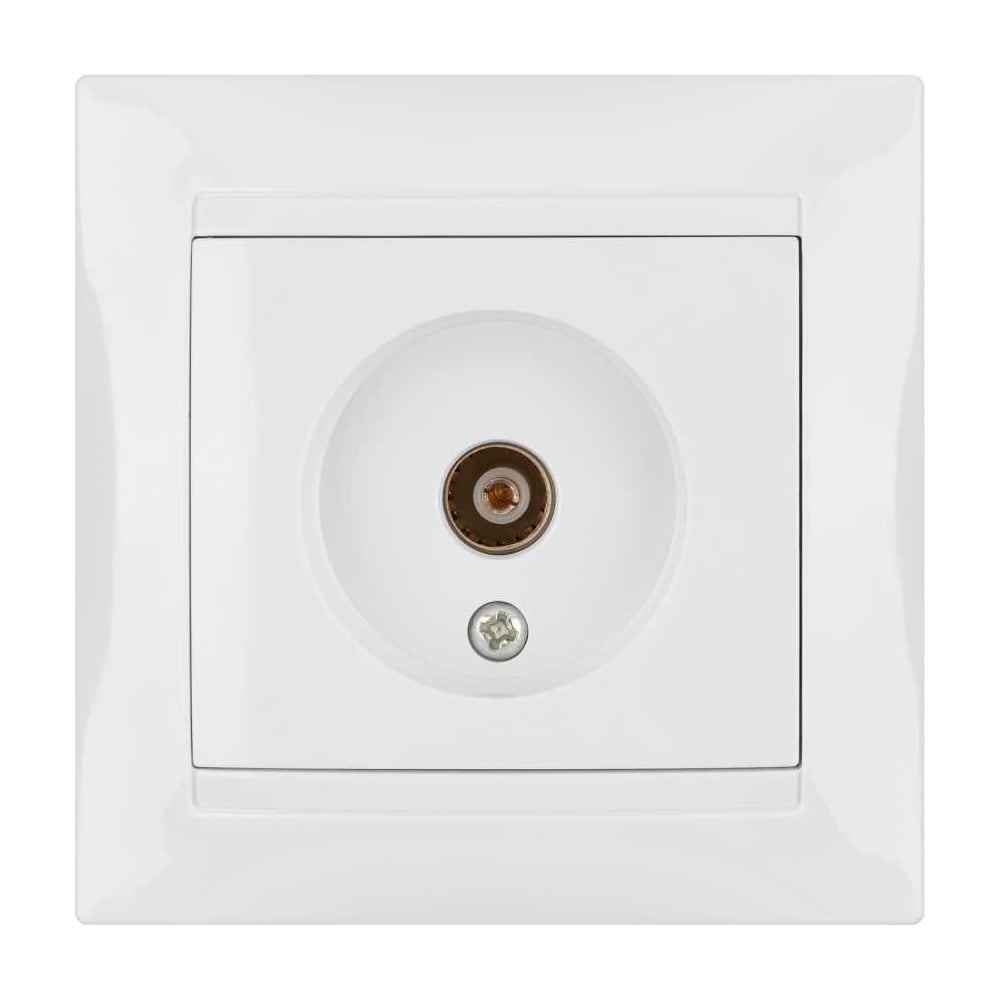 Изображение товара Телевизионная розетка TDM ELECTRIC Лама SQ1815-0017 белая