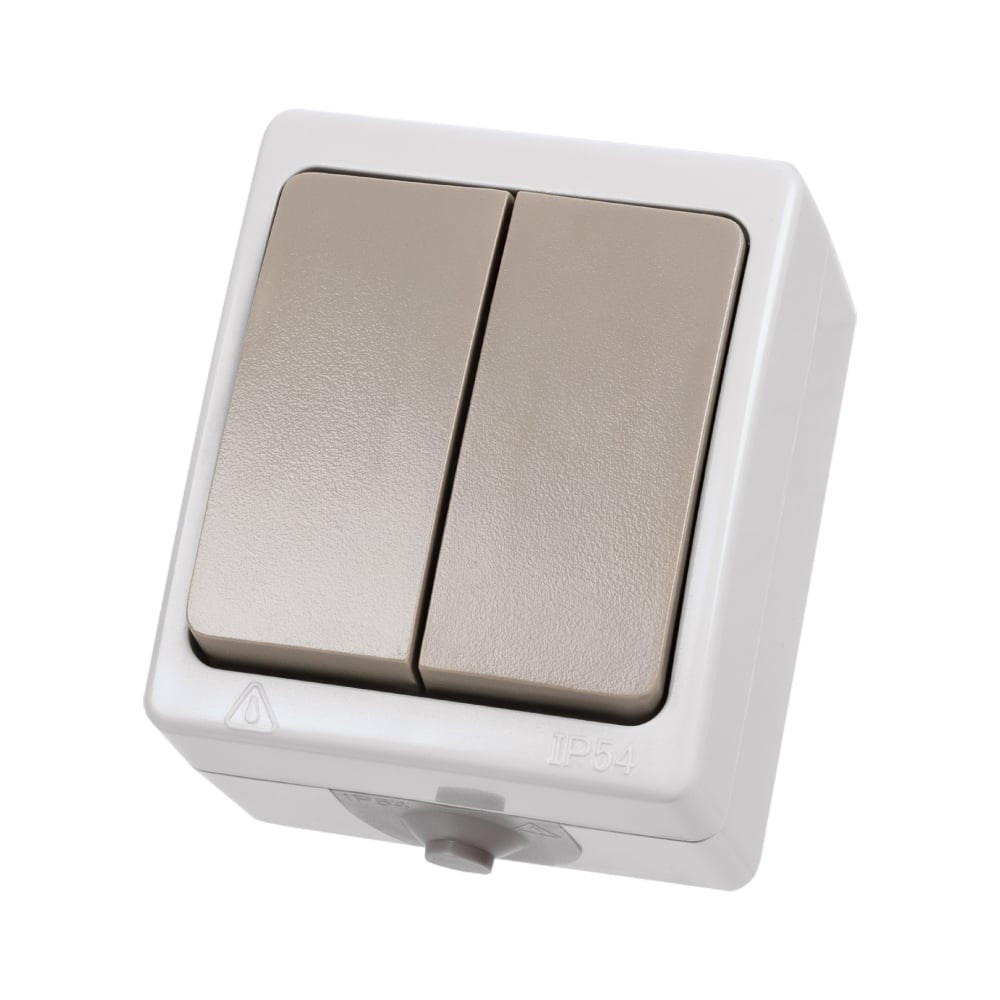 Изображение товара Выключатель TDM ELECTRIC 2-кл. IP54 10А Вуокса SQ1803-0002