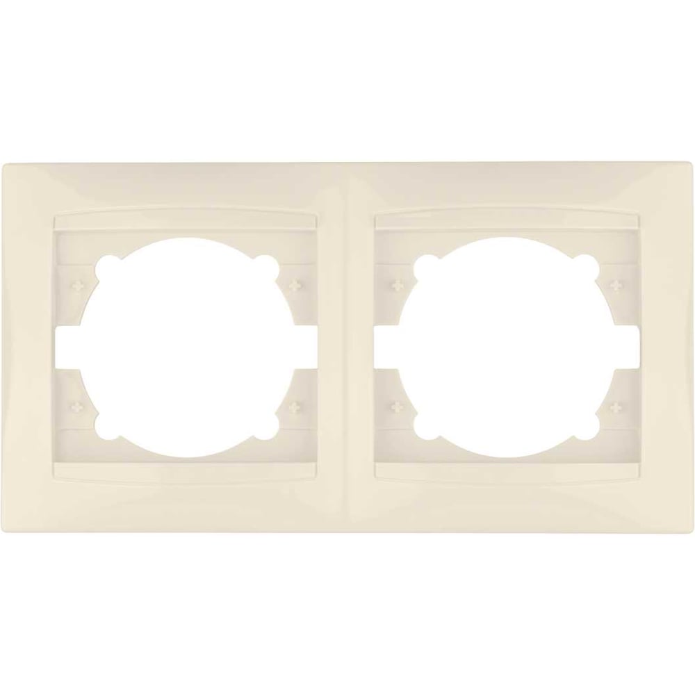 Изображение товара Двухпостовая рамка TDM ELECTRIC слоновая кость SQ1815-0130