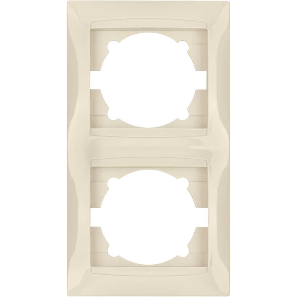 Изображение товара Двухпостовая рамка TDM ELECTRIC Лама в слоновой кости