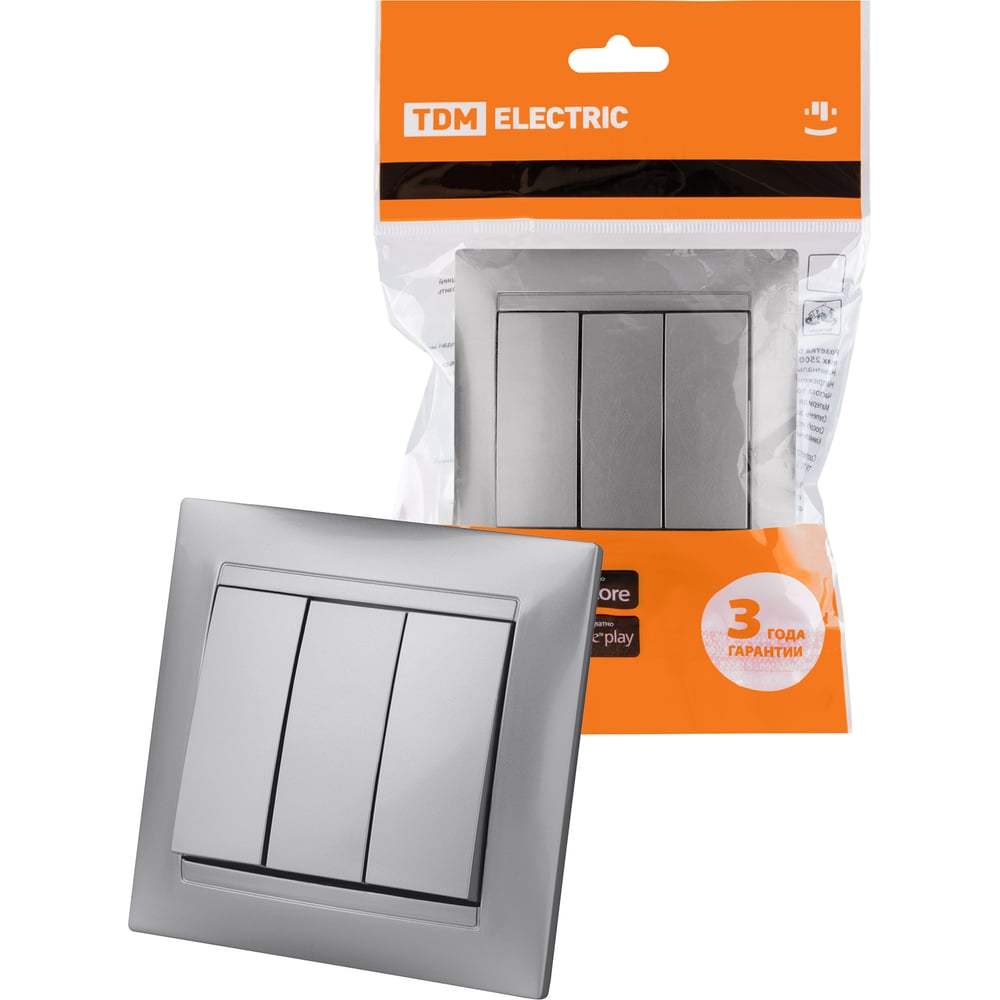 Выключатель TDM ELECTRIC Лама SQ1815-0203