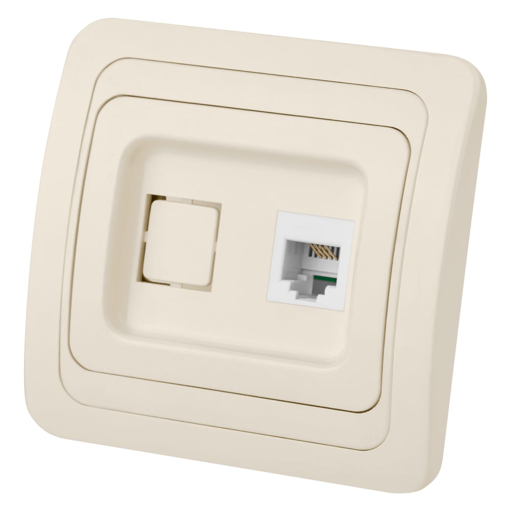 Изображение товара Телефонная розетка RJ-11 TDM ELECTRIC Валдай SQ1804-0112