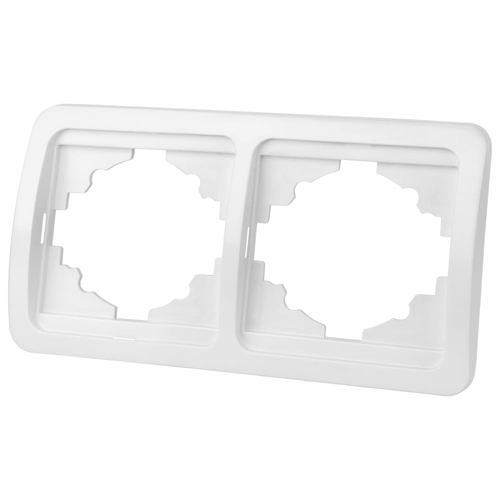 Изображение товара Двойная горизонтальная рамка TDM ELECTRIC Валдай SQ1804-0017 белая