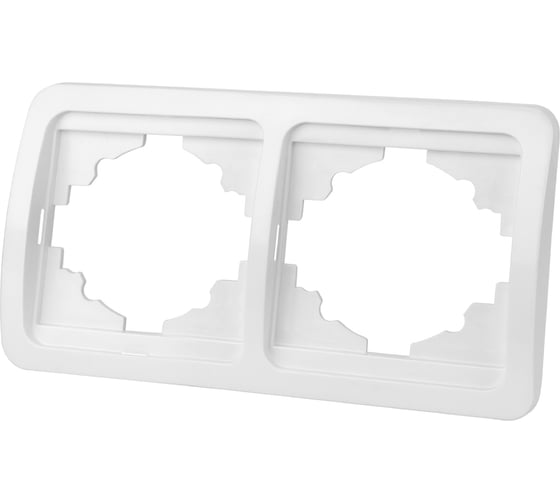 Изображение товара Двойная горизонтальная рамка, белая TDM ELECTRIC Валдай SQ1804-0017
