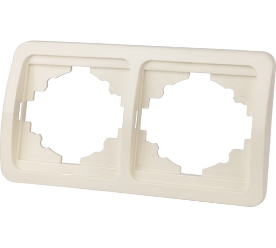 Изображение товара Рамка 2-ая горизонтальная слоновая кость серия "Валдай" TDM ELECTRIC SQ1804-0117