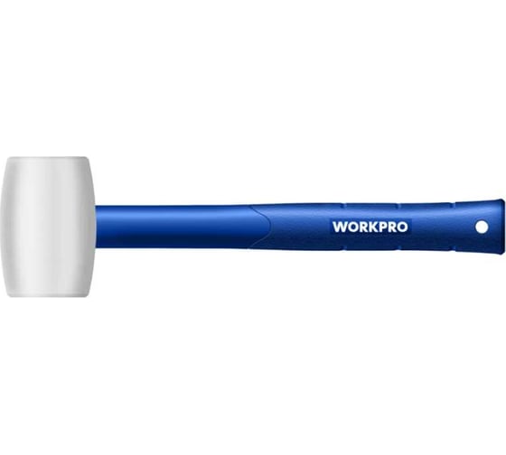 Изображение товара Резиновая киянка WORKPRO 450г, белая WP241040