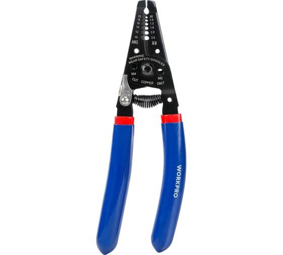 Изображение товара Инструмент для зачистки проводов WORKPRO 178мм WP291004