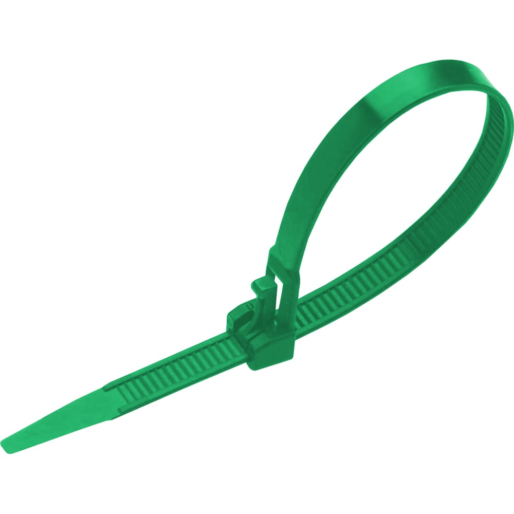 Изображение товара Многоразовые садовые хомуты POLYAGRO нейлон 7,5x300 мм, зеленый, 50 шт