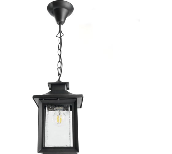 Изображение товара Садово-парковый светильник FERON PL555 на цепочке 60W E27 230V, черный 48335