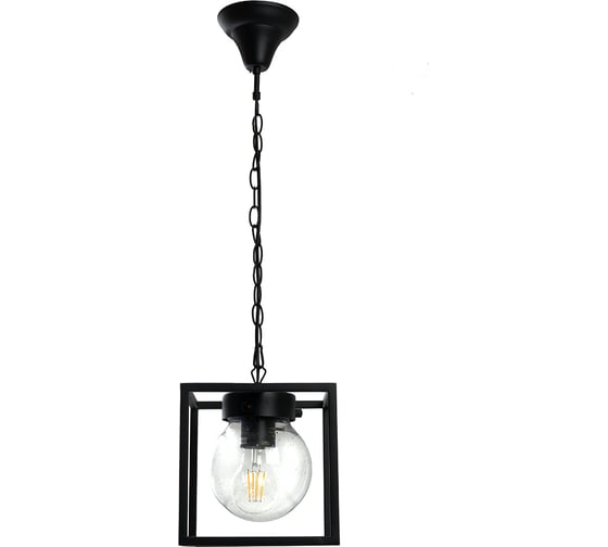 Изображение товара Садово-парковый светильник FERON PL715 на цепочке 60W E27 230V, черный 48386