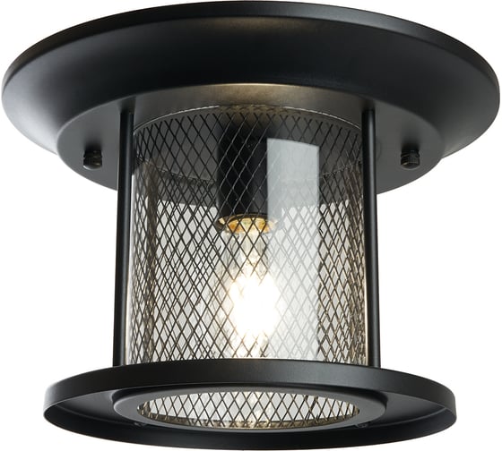 Изображение товара Садово-парковый светильник FERON PL723 на потолок 60W E27 230V, черный 48387