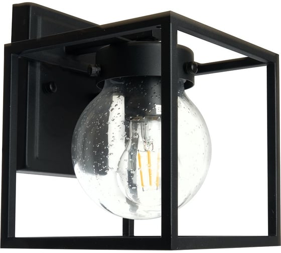 Изображение товара Садово-парковый светильник FERON PL701 на стену вниз 60W E27 230V, черный 48383