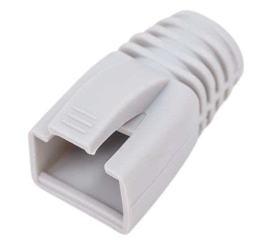 Изображение товара Изолирующий колпачок для разъемов RJ-45 Cabeus серый, d-8 мм 100 шт CAP-8-GY