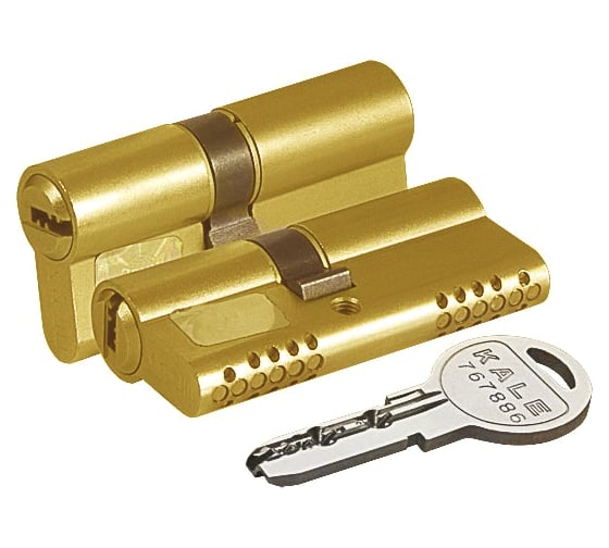 Изображение товара Цилиндровый механизм KALE KILIT 164 OBS SNE/62, 26x10x26 мм, латунь, 5 кл. 45205