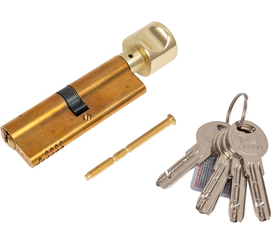 Изображение товара Цилиндровый механизм с вертушкой KALE KILIT 164 OBS SCE/90, 40+10+40 мм, латунь, 5 кл. new 45183