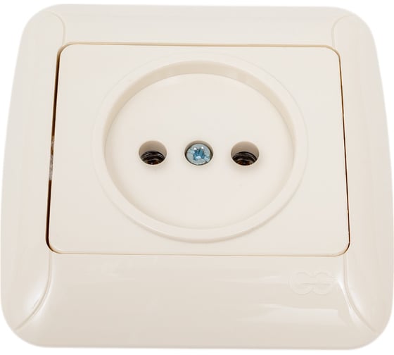 Изображение товара Розетка GUNSAN 1 пост Fantasy без заземления крем 16231200-161113