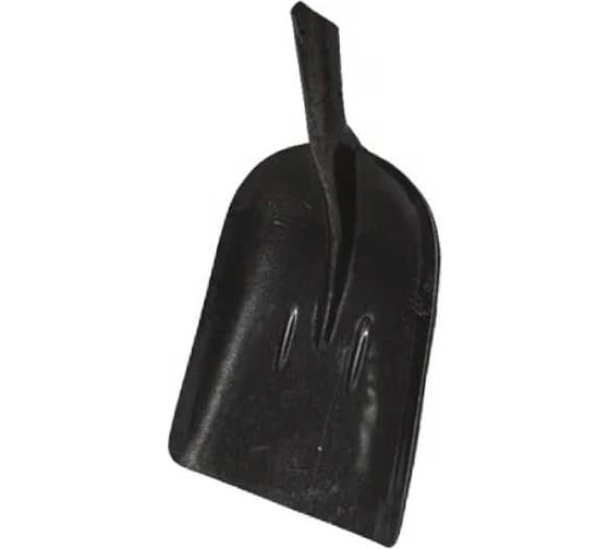 Изображение товара Совковая большая лопата ООО Агростройлидер круглая, с ребрами жесткости, рельсовая сталь САД-02.15