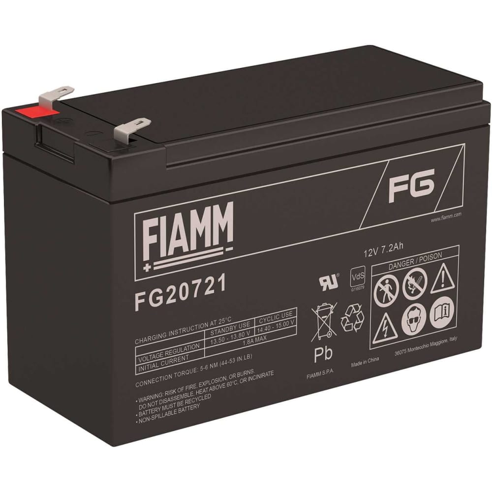 аккумуляторная батарея 12 в 7 2 ач fiamm 12fghl28 Аккумуляторная батарея FIAMM