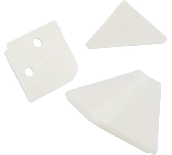 Изображение товара Фурнитура к плинтусу для столешниц Волшебная палочка пвх 25x25 мм белый УТ000077834