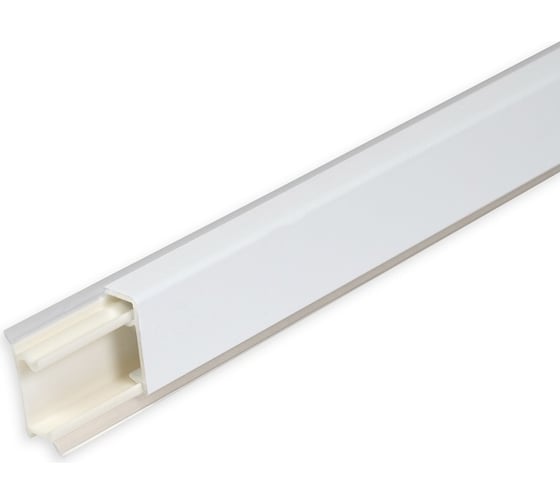 Изображение товара Плинтус для столешниц Волшебная палочка алюминий 25x10 мм 3.05 м белый УТ000077823