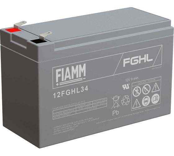 Изображение товара Аккумуляторная батарея 12 В, 8,4 Ач FIAMM 12FGHL34