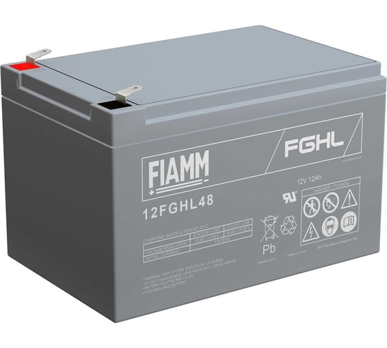 Изображение товара Аккумуляторная батарея 12 В, 12 Ач FIAMM 12FGHL48