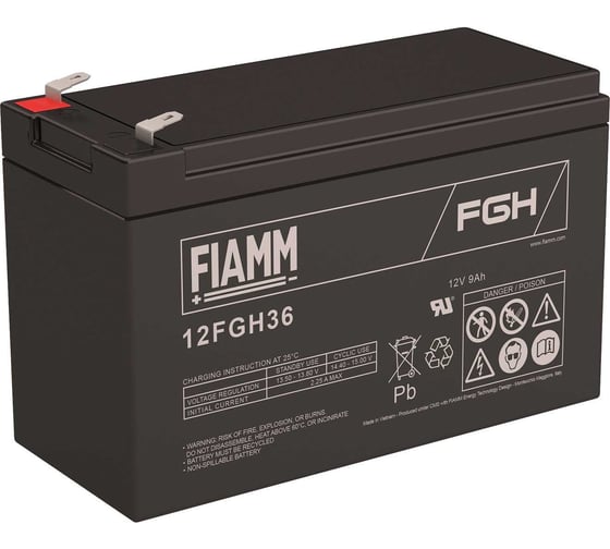 Изображение товара Аккумуляторная батарея 12 В, 9 Ач FIAMM 12FGH36