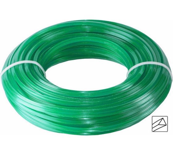 Изображение товара Леска для триммера POLYAGRO Gold "треугольник" 1,6мм x15м 7704216