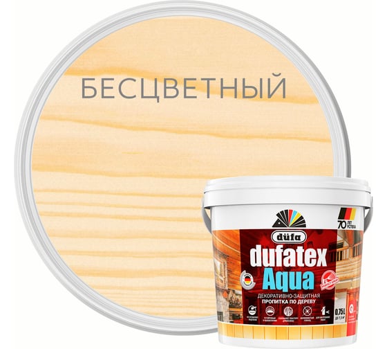 Изображение товара Пропитка Dufa TEX-AQUA бесцветный, 0.75 л Н0000003481