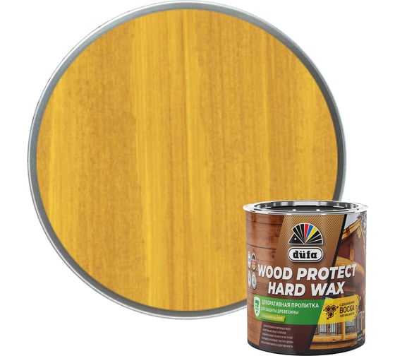 Изображение товара Пропитка Dufa WOOD PROTECT HARD WAX пиния, 0.75 л МП00-010449