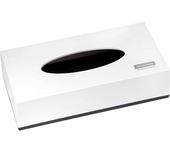 Изображение товара Диспенсер для листовых полотенец и салфеток OfficeClean настольный professional f1, abs-пластик, белый 275203