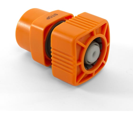 Изображение товара Соединитель быстросъемный с аквастопом для шланга 3/4" Quadro POLYAGRO 7578120