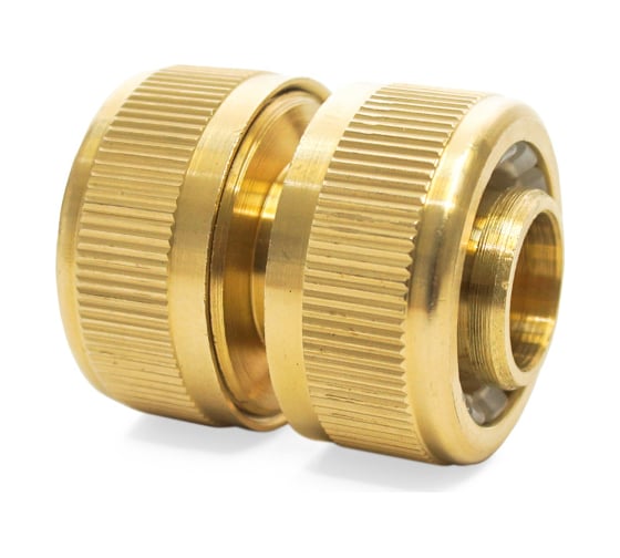 Изображение товара Муфта латунная ремонтная для шланга 1/2" POLYAGRO 7577710