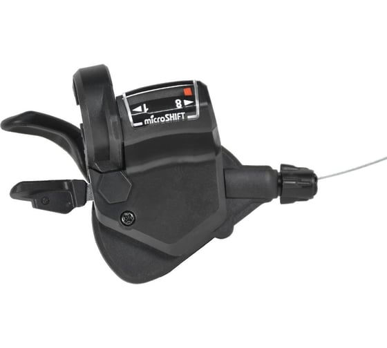 Изображение товара Шифтер MICROSHIFT TS39-8 правый, 8 передач, триггер, черный HQ-0010364