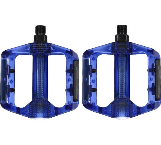 Изображение товара Педали Feimin FP-801blu,110х100мм, BMX, база пластик, стальная ось, 327гр, синие, подшипник H000010700