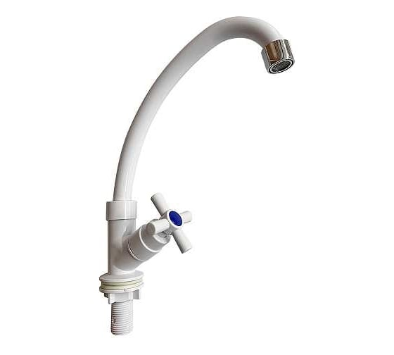 Изображение товара Моно-смеситель ROEGEN 1/2" м/к, ABS, белый L4 RX523A