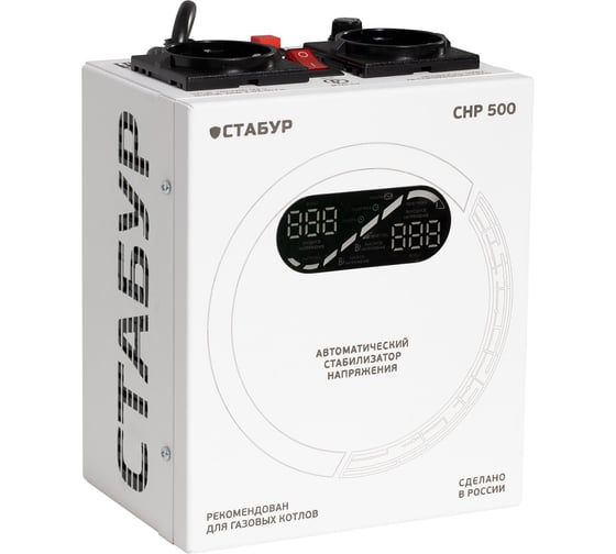 Изображение товара Настенный стабилизатор напряжения Промсвязь СТАБУР СНР-500н2п STBSNR500N2P